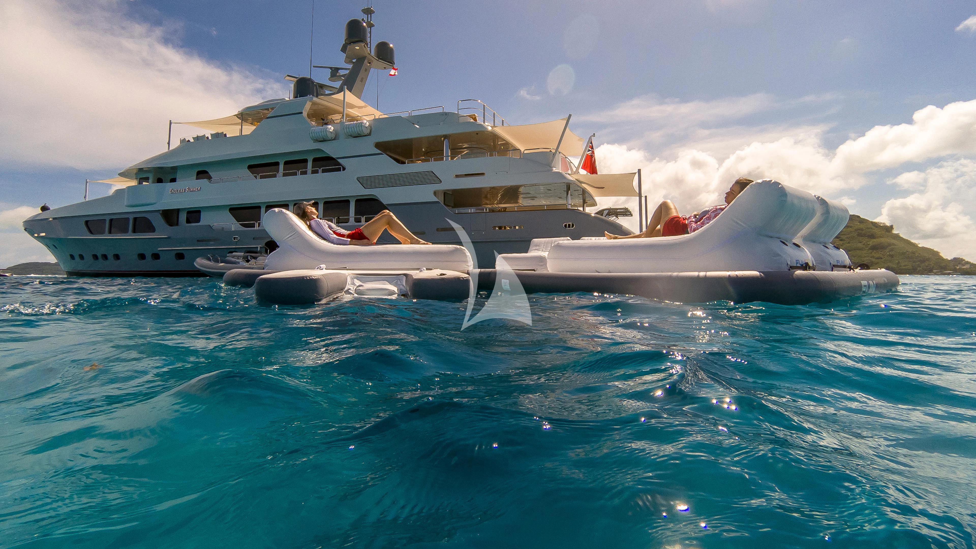 a boat in the water aboard ENDLESS SUMMER Yacht for Sale