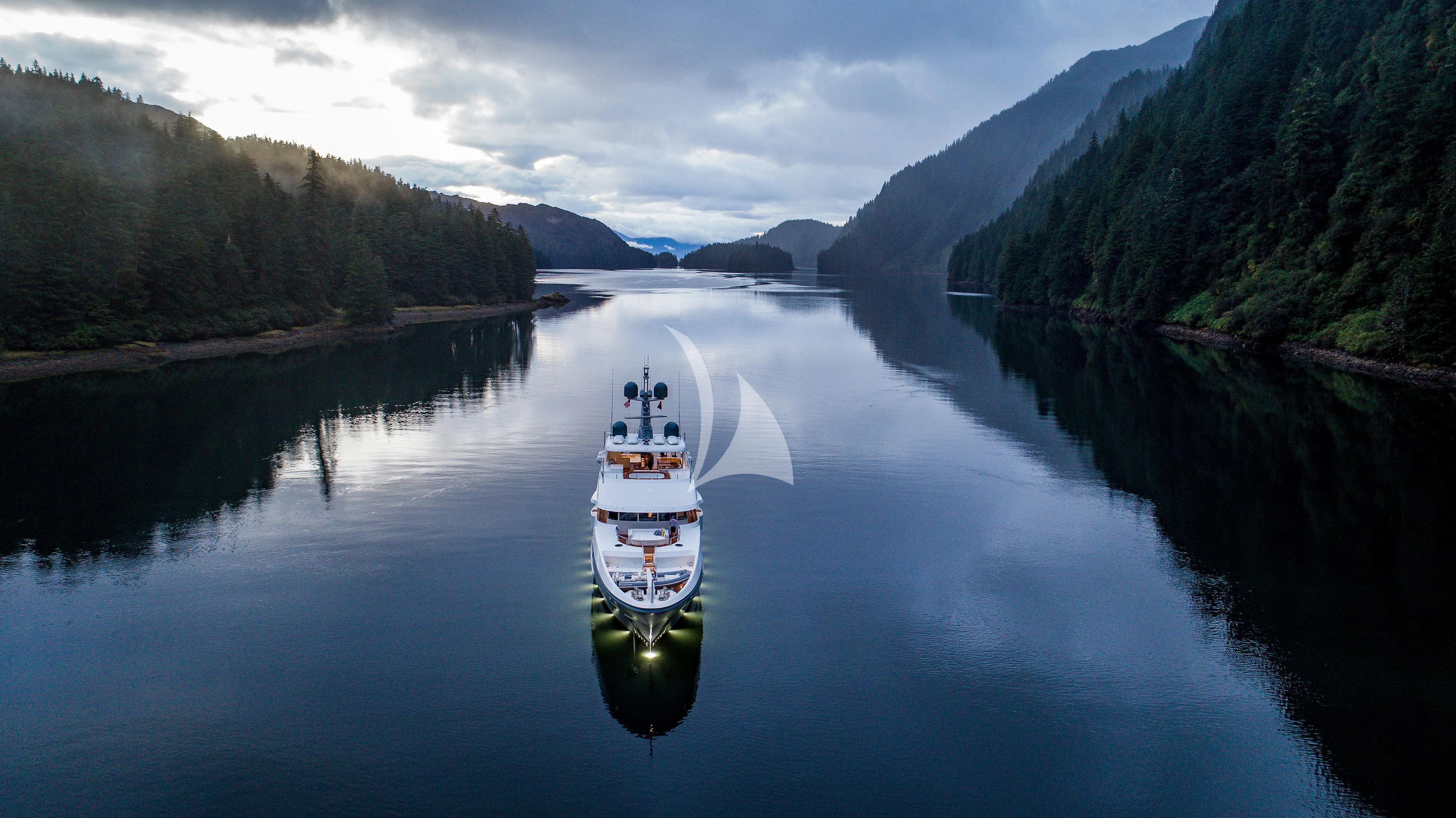 a boat on a lake aboard ENDLESS SUMMER Yacht for Sale