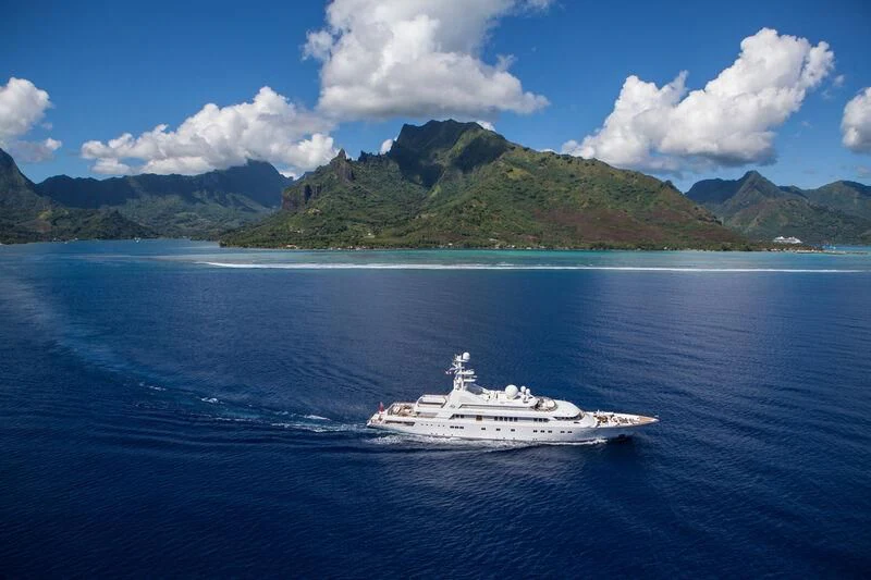 a boat in the water aboard GRAND OCEAN Yacht for Sale