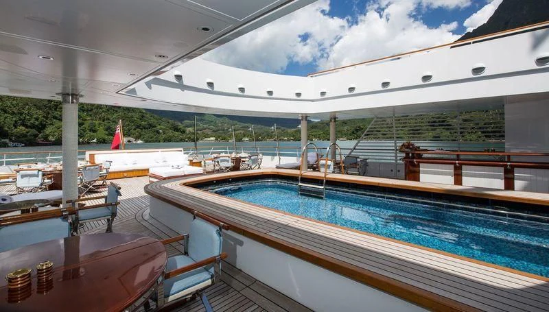 a boat on the water aboard GRAND OCEAN Yacht for Sale