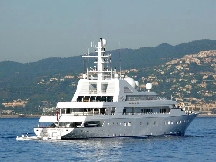a large white yacht aboard GRAND OCEAN Yacht for Sale