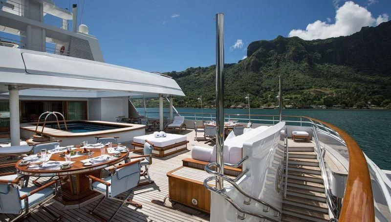 a boat on the water aboard GRAND OCEAN Yacht for Sale