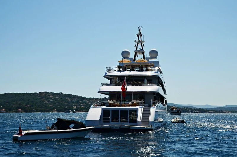 a boat in the water aboard LUDZIE Yacht for Sale