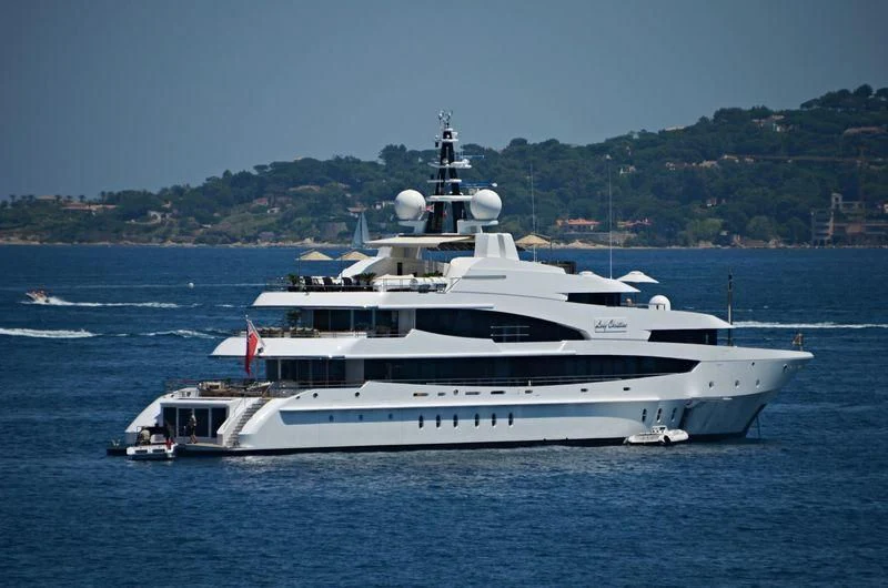 a boat on the water aboard LUDZIE Yacht for Sale