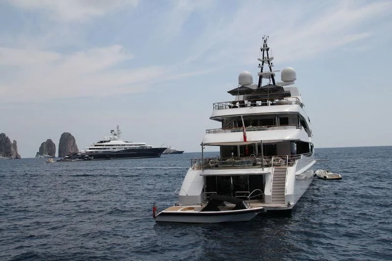 a boat in the water aboard LUDZIE Yacht for Sale