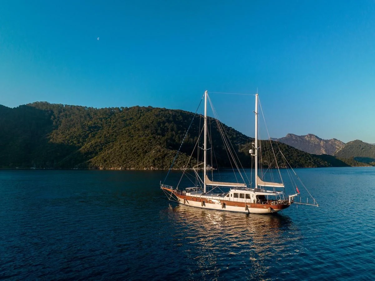a boat on the water aboard KAFTAN Yacht for Sale