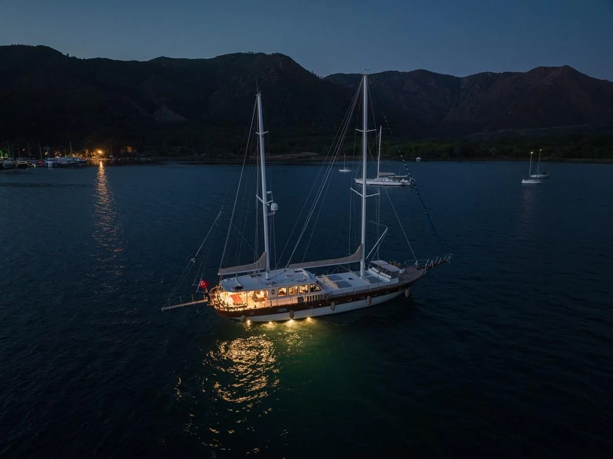 a boat on the water aboard KAFTAN Yacht for Sale