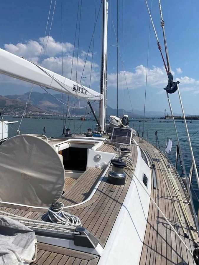 a boat on the water aboard BLUE WING Yacht for Sale