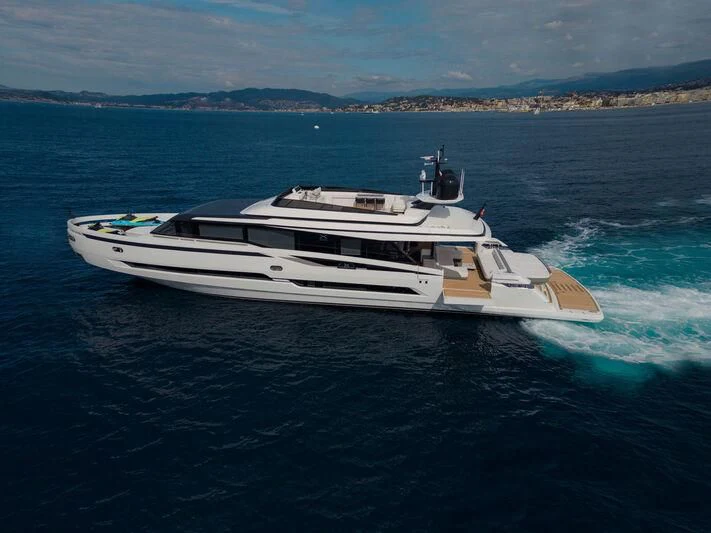 a boat on the water aboard IL SOGNO Yacht for Sale