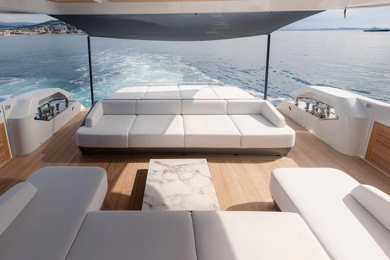 a boat on the water aboard IL SOGNO Yacht for Sale