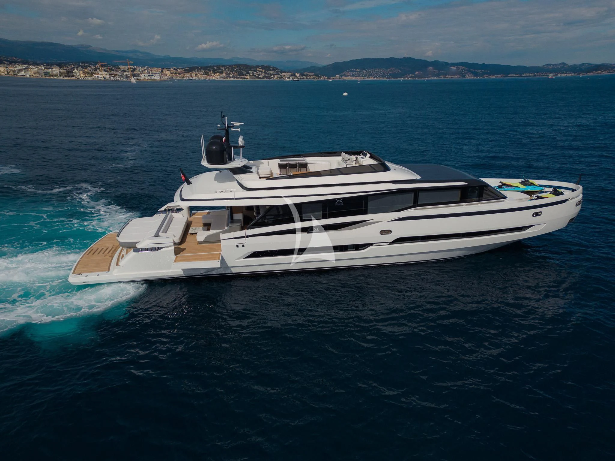 a boat on the water aboard IL SOGNO Yacht for Sale