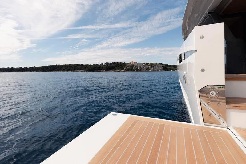 a boat on the water aboard IL SOGNO Yacht for Sale