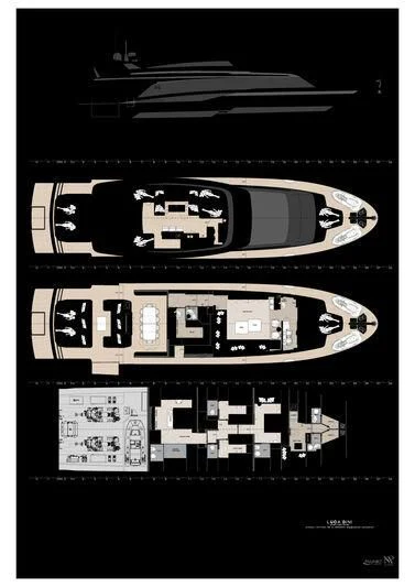 graphical user interface aboard IL SOGNO Yacht for Sale