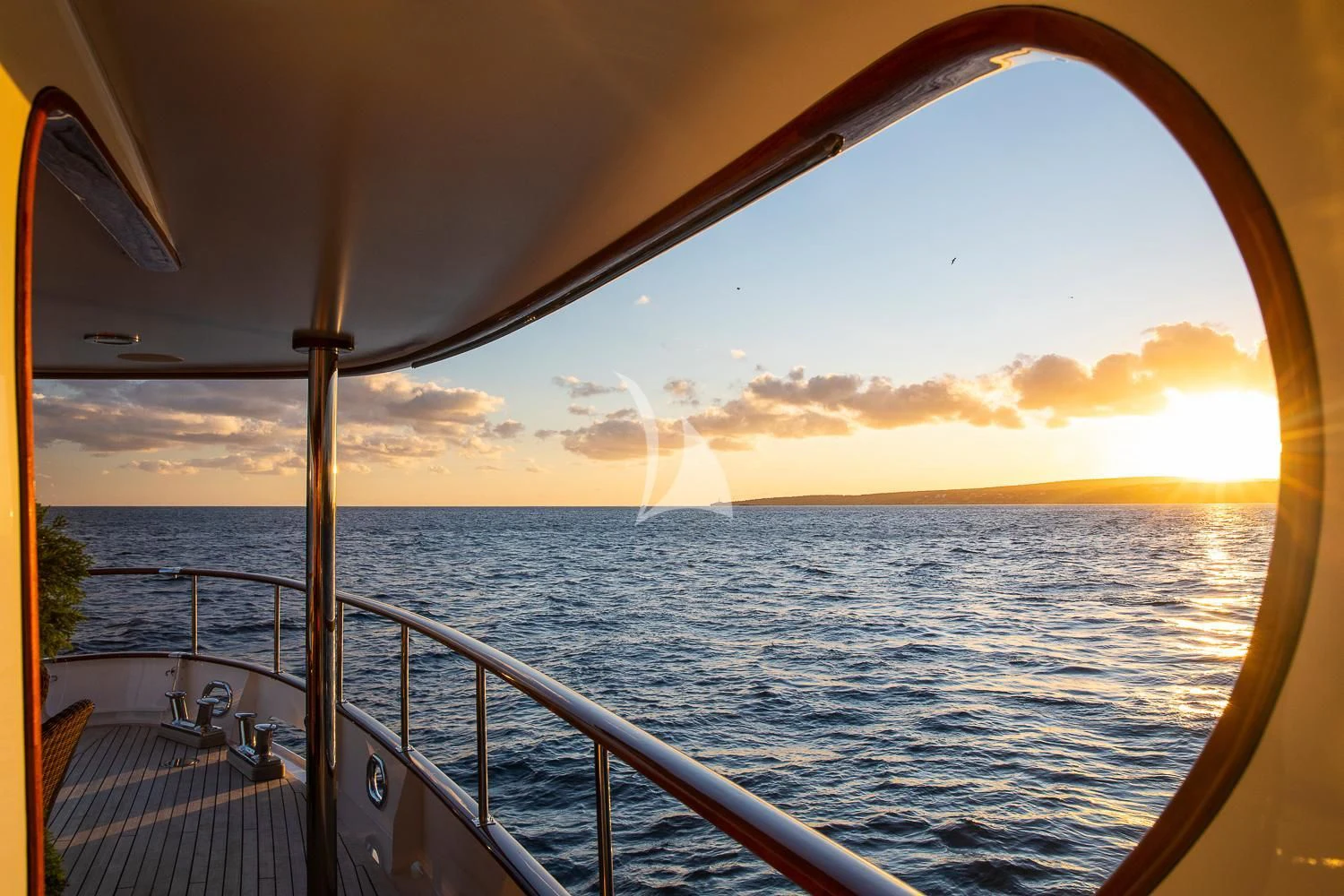 a boat on the water aboard ODYSSEY III Yacht for Sale