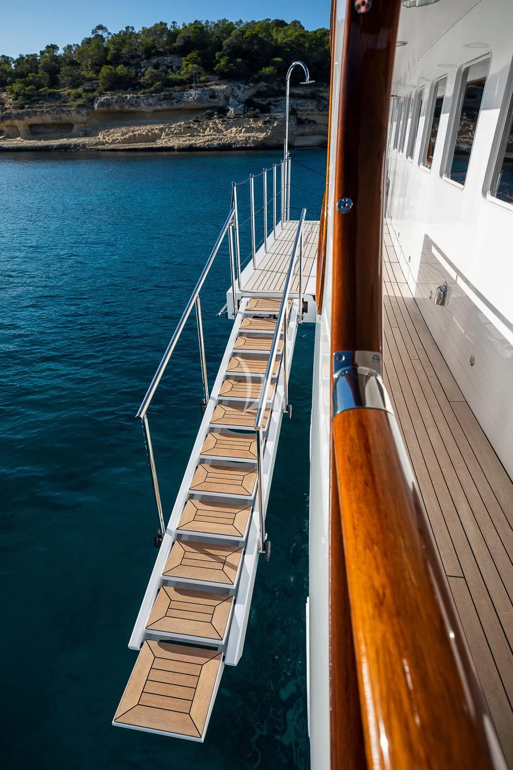 a boat on the water aboard ODYSSEY III Yacht for Sale