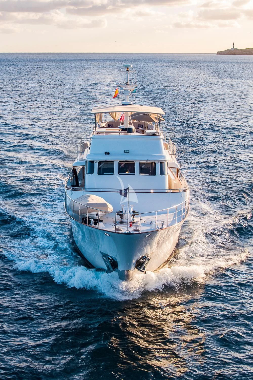 a boat on the water aboard ODYSSEY III Yacht for Sale