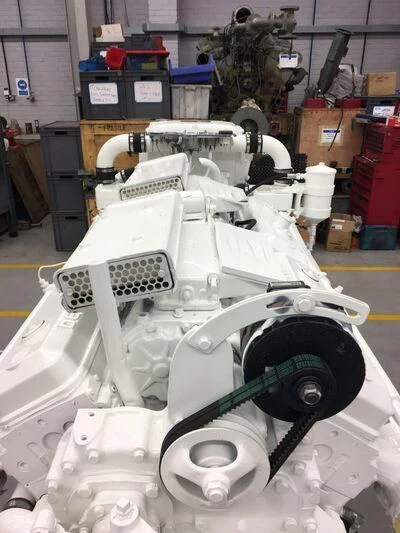 a machine in a room aboard ODYSSEY III Yacht for Sale