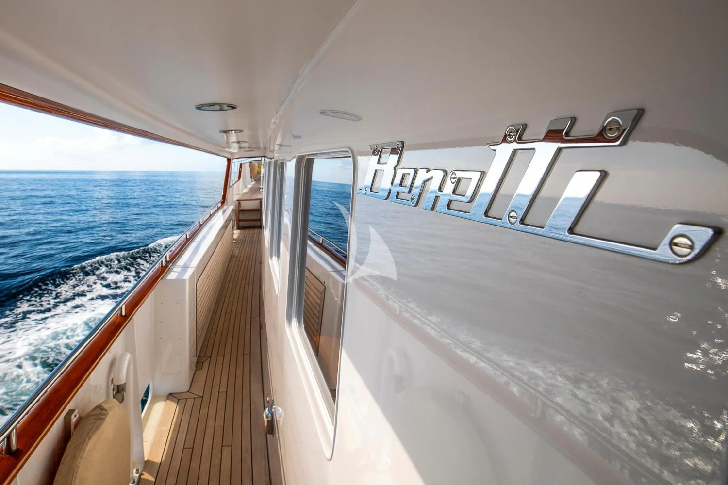 a boat on the water aboard ODYSSEY III Yacht for Sale