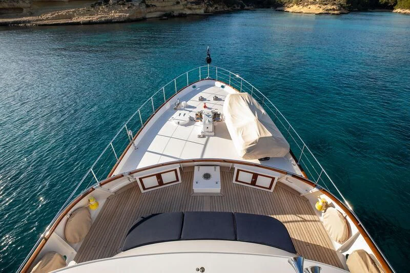 a boat on the water aboard ODYSSEY III Yacht for Sale