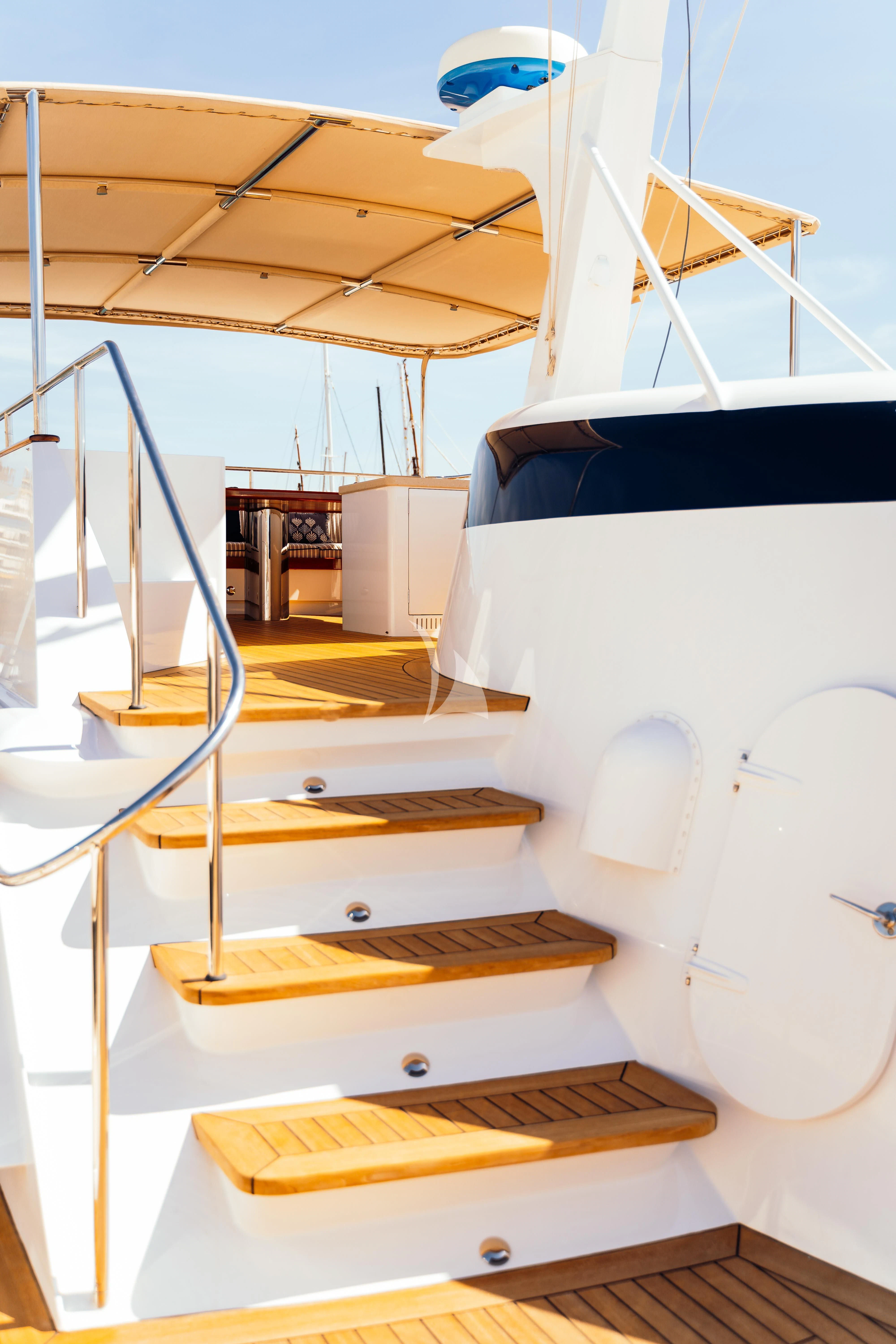 a machine on the sand aboard ODYSSEY III Yacht for Sale