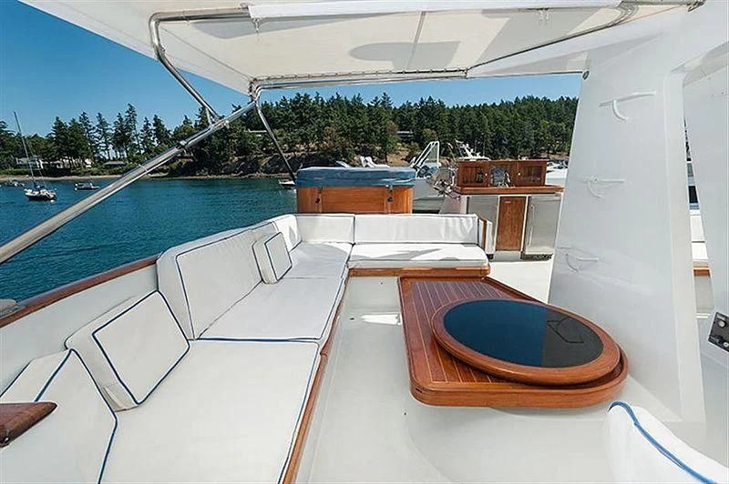 a boat on the water aboard ALL OF ME Yacht for Sale