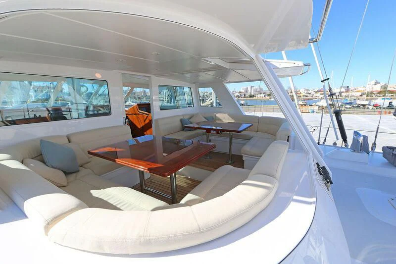 inside of a boat aboard HIDE N SEA Yacht for Sale