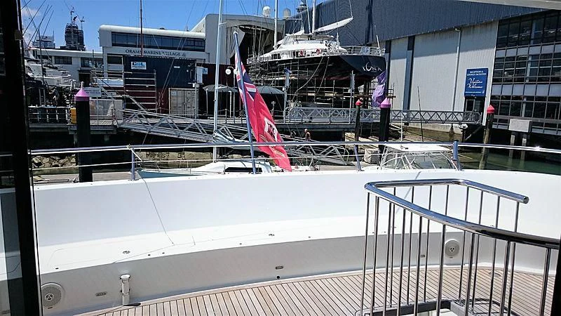 a boat on the water aboard AZURE II Yacht for Sale