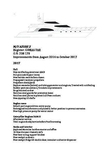 letter aboard AZURE II Yacht for Sale