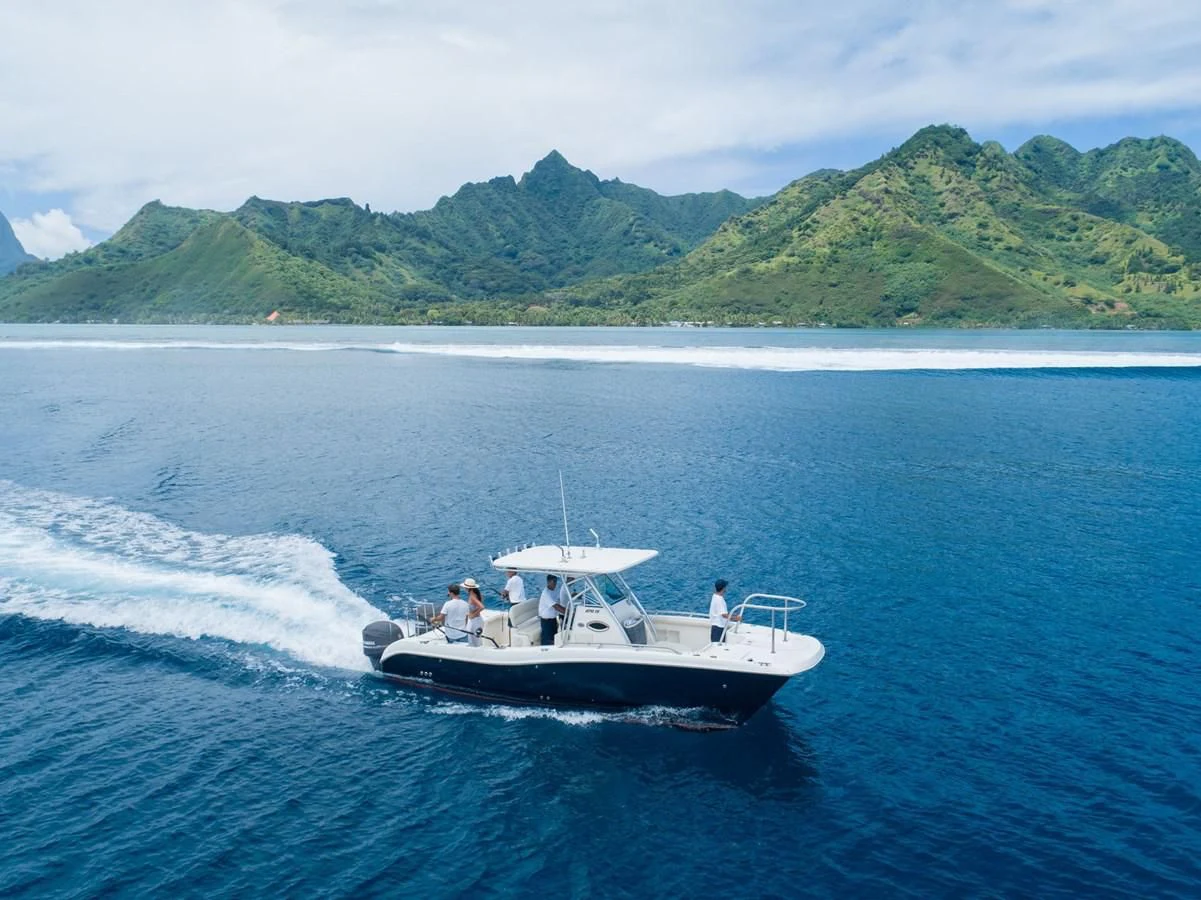 a boat on the water aboard LATITUDE Yacht for Sale