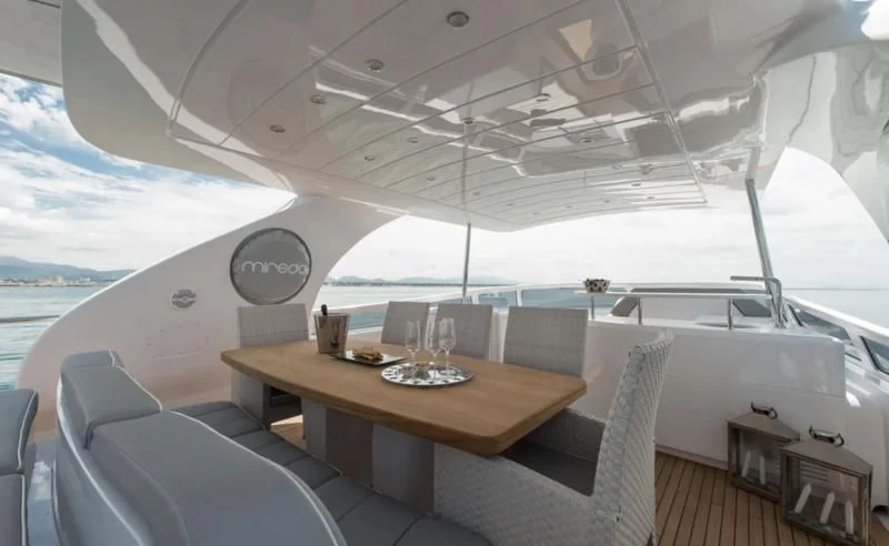 a boat on the water aboard MIREDO Yacht for Sale