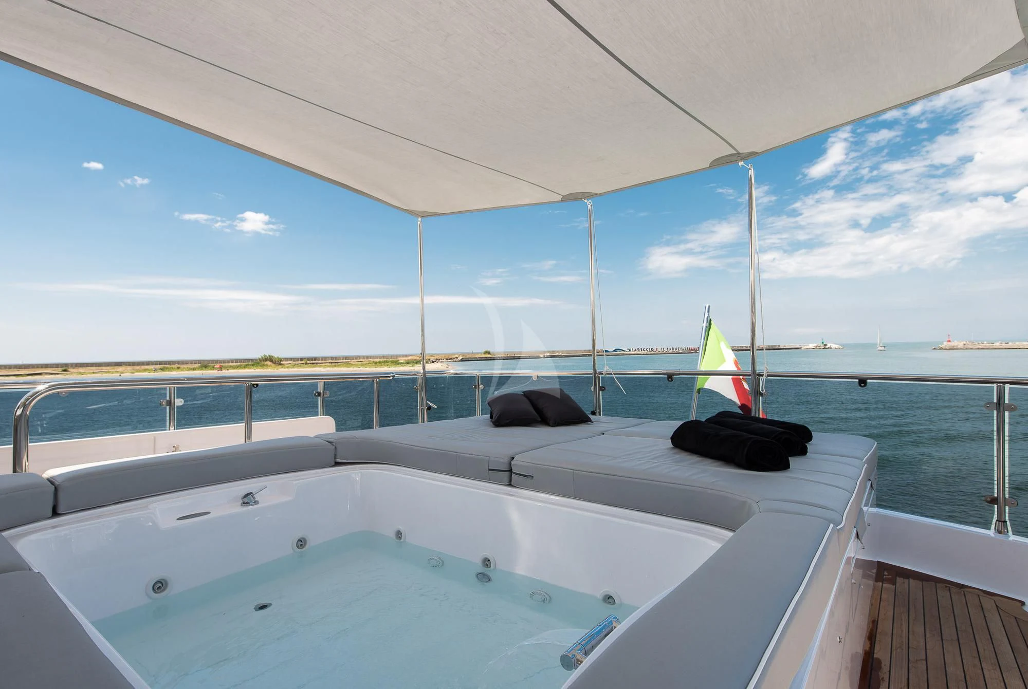 a boat on the water aboard MIREDO Yacht for Sale