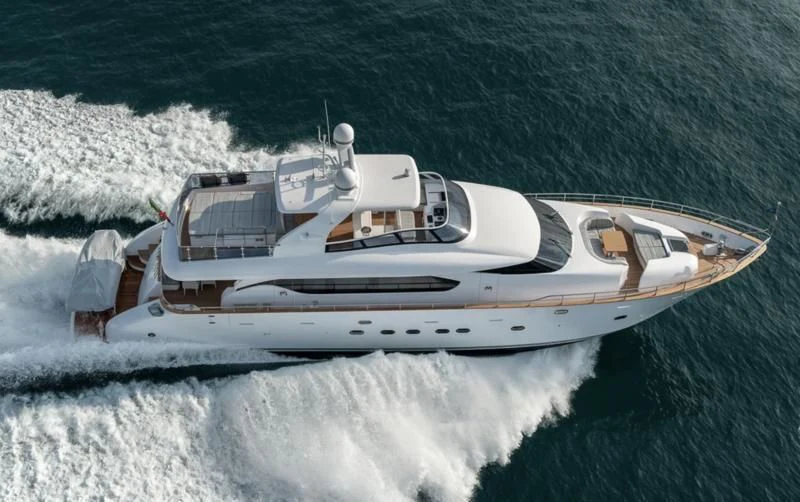 a boat on the water aboard MIREDO Yacht for Sale