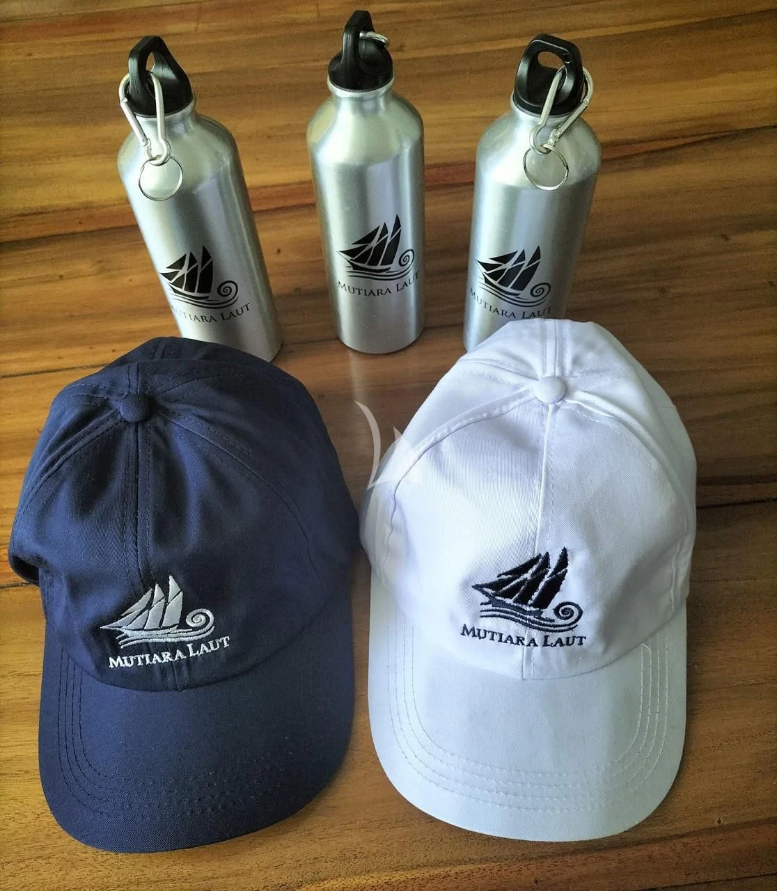 a group of vases on a table aboard MUTIARA LAUT Yacht for Sale