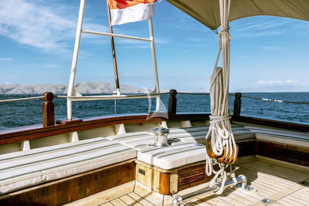 a boat on the water aboard MUTIARA LAUT Yacht for Sale