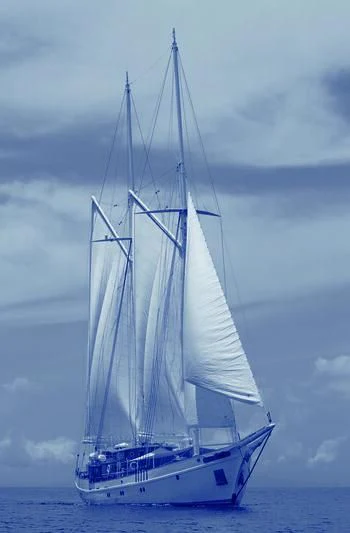 a boat on the water aboard MUTIARA LAUT Yacht for Sale