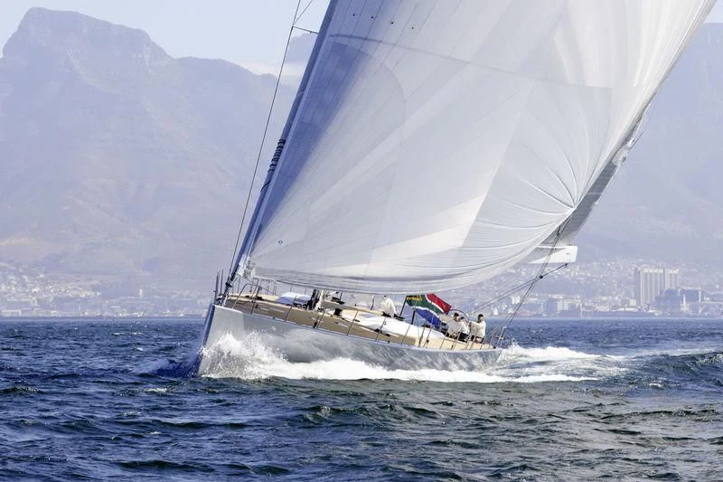 a sailboat on the water aboard ALLSMOKE Yacht for Sale