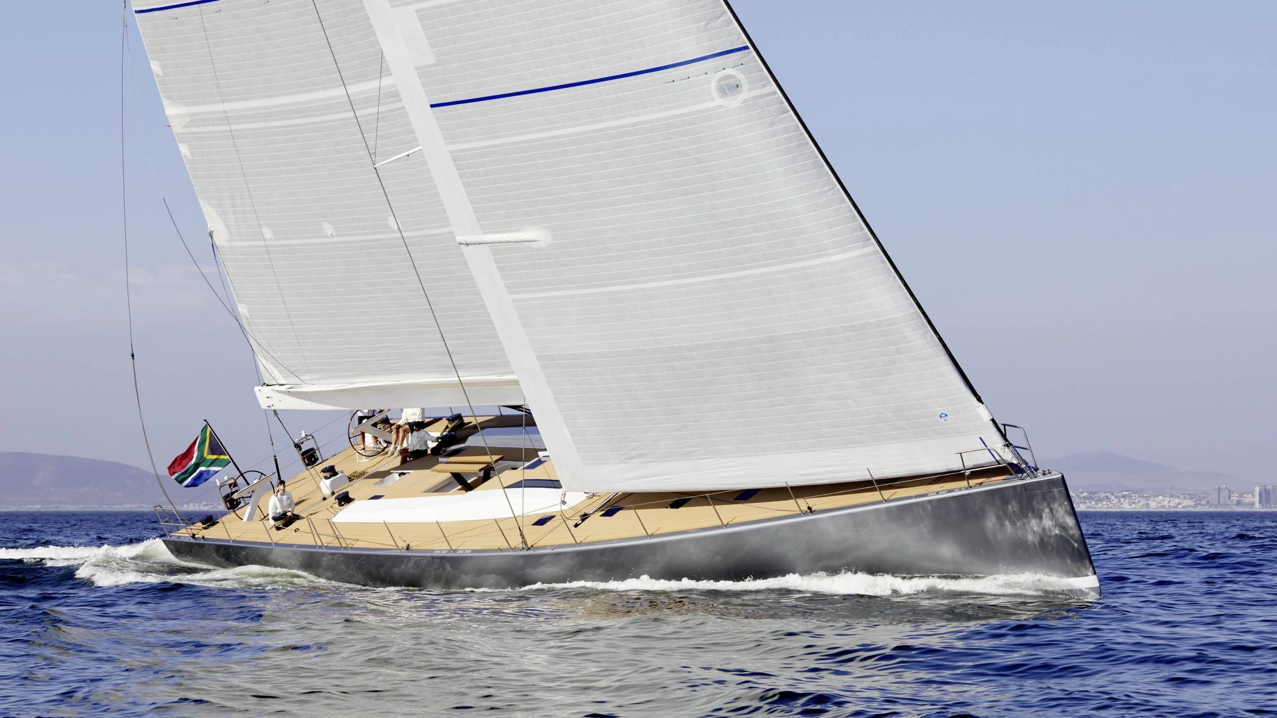 a sailboat on the water aboard ALLSMOKE Yacht for Sale