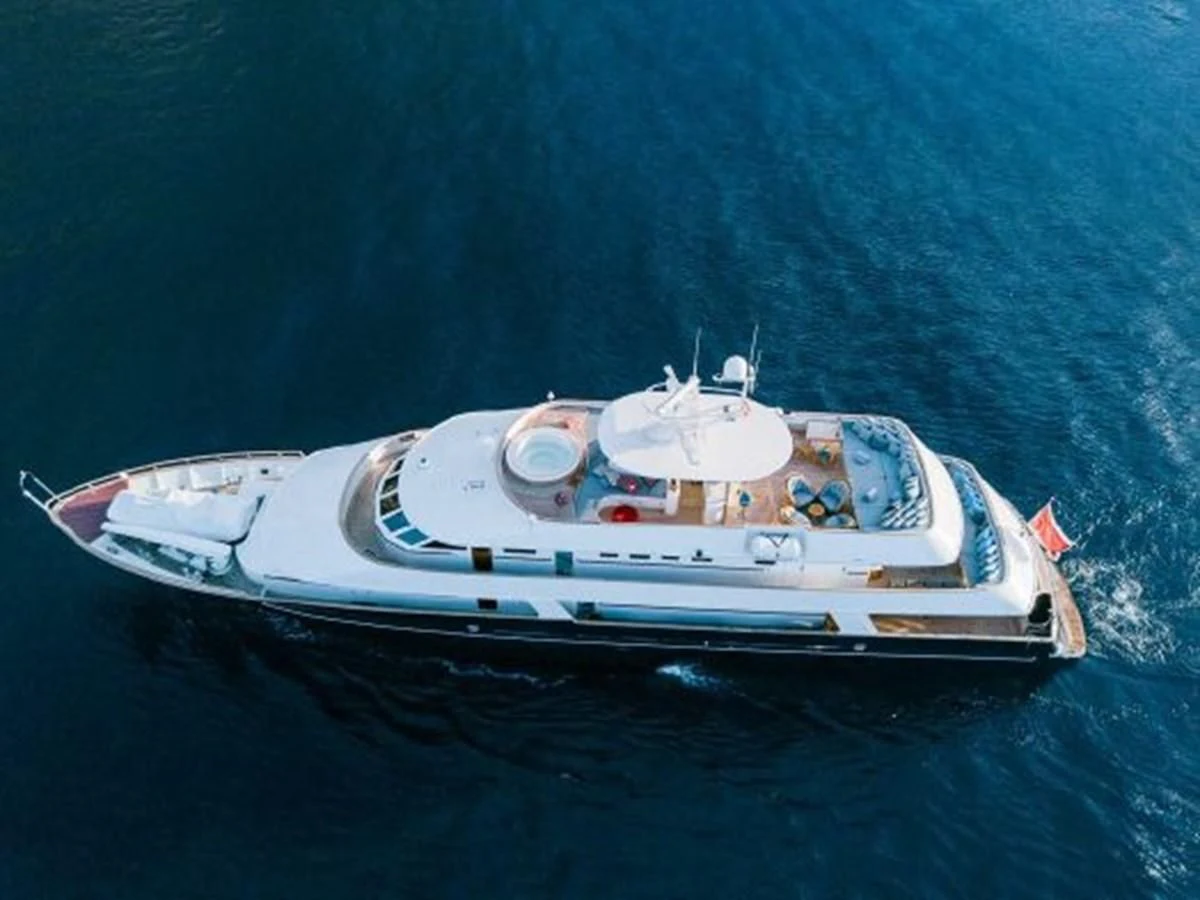 a boat in the water aboard CHARISMA Yacht for Sale