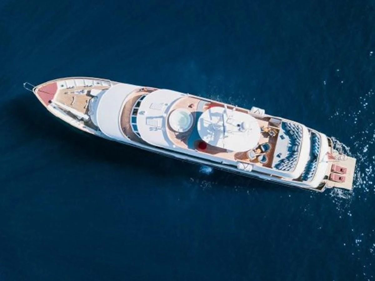 a satellite in the water aboard CHARISMA Yacht for Sale