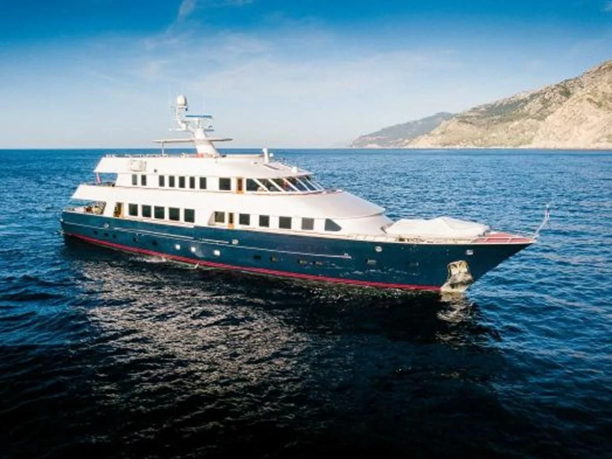 a boat on the water aboard CHARISMA Yacht for Sale