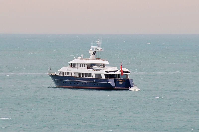 a boat in the water aboard CHARISMA Yacht for Sale