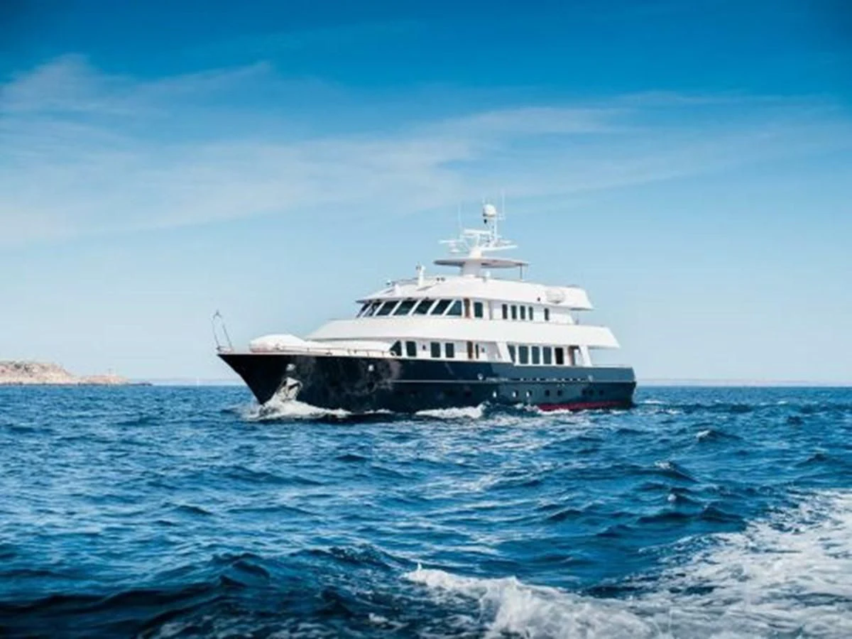 a boat in the water aboard CHARISMA Yacht for Sale