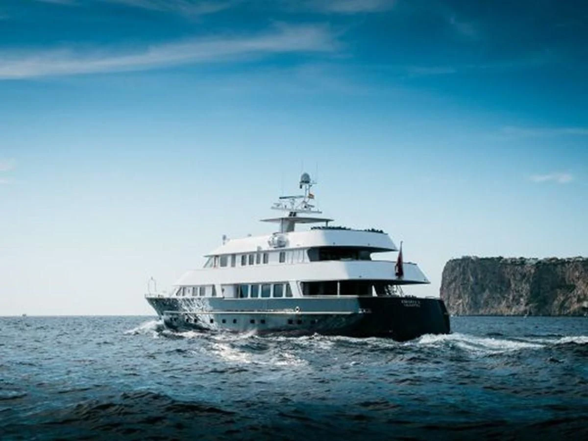 a boat on the water aboard CHARISMA Yacht for Sale