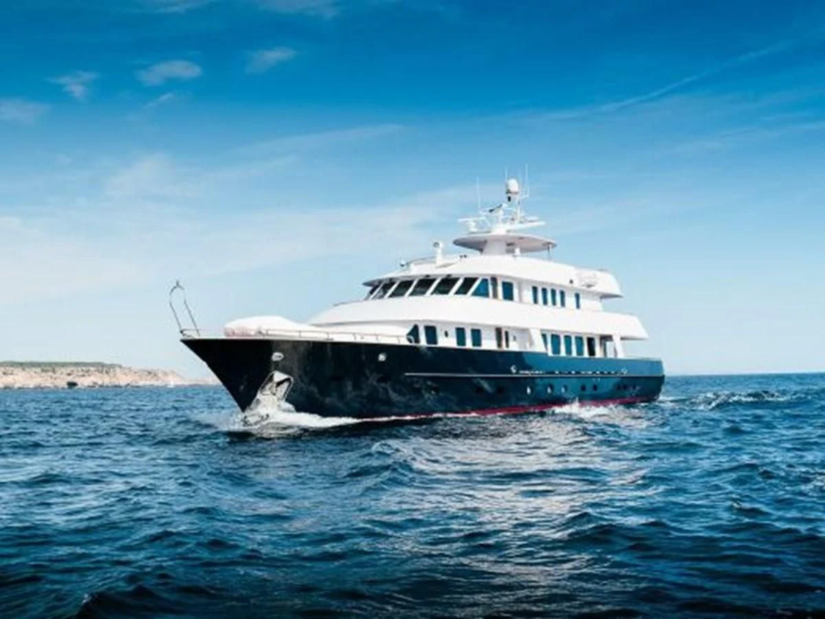 a boat on the water aboard CHARISMA Yacht for Sale