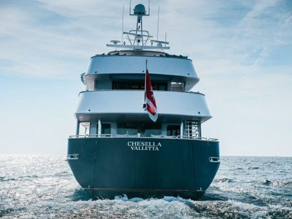 a boat on the water aboard CHARISMA Yacht for Sale