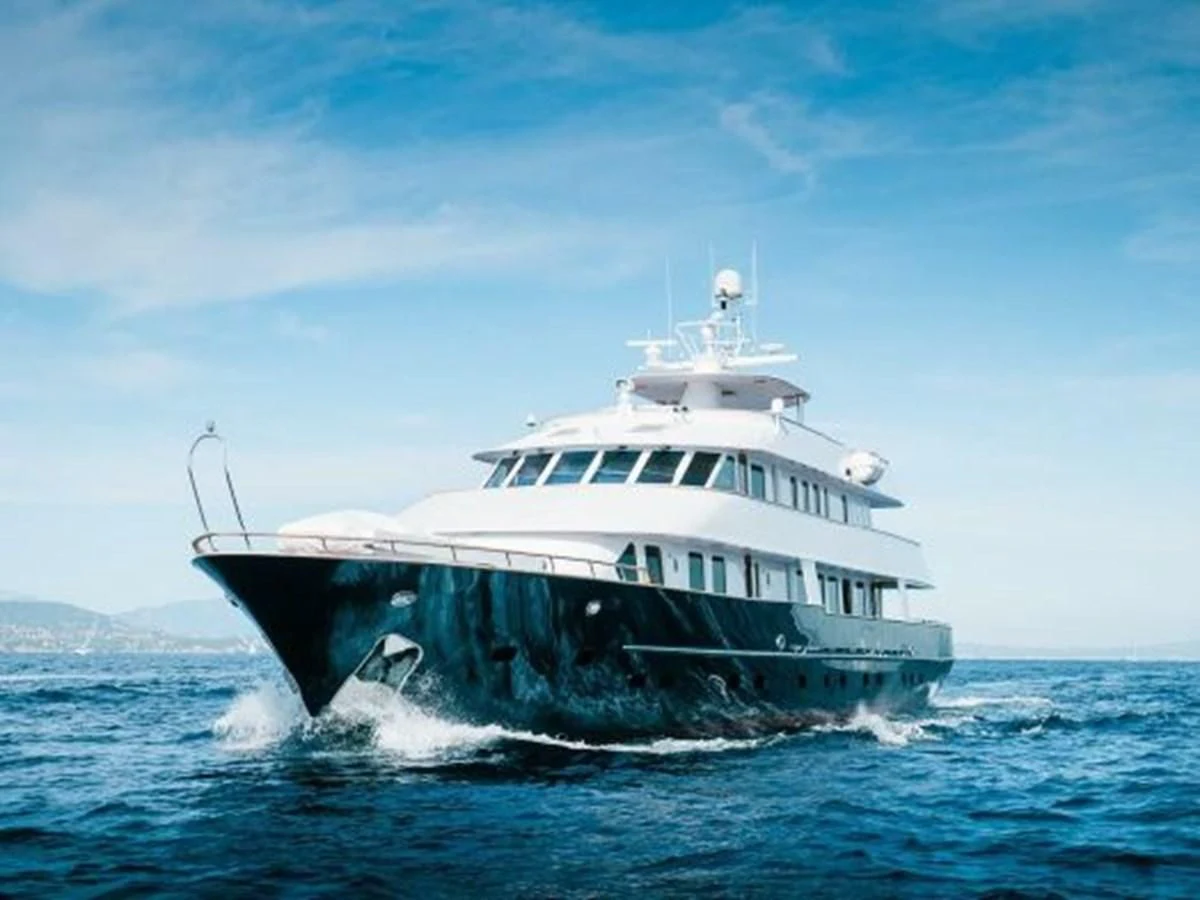 a boat on the water aboard CHARISMA Yacht for Sale