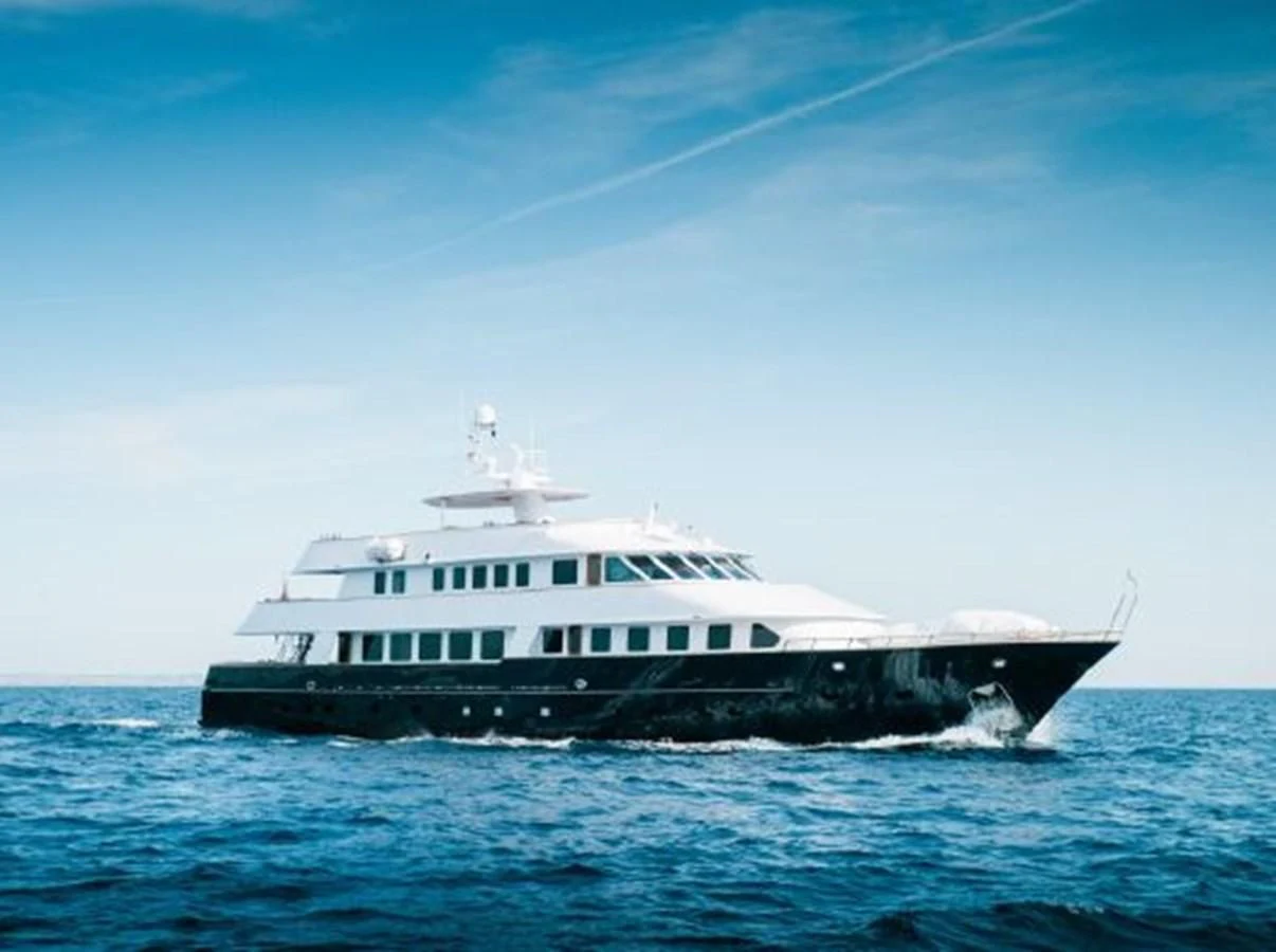 a boat in the water aboard CHARISMA Yacht for Sale