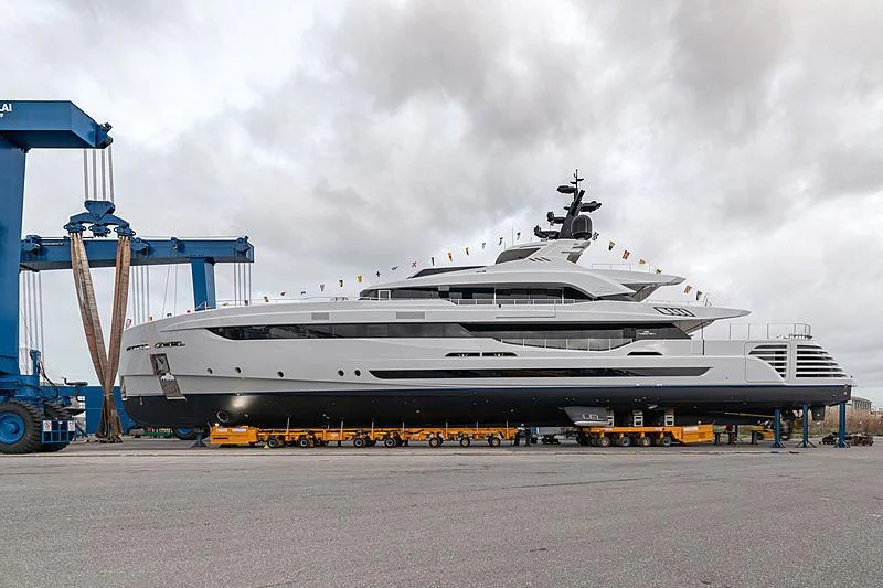 a large cruise ship aboard LEL Yacht for Sale