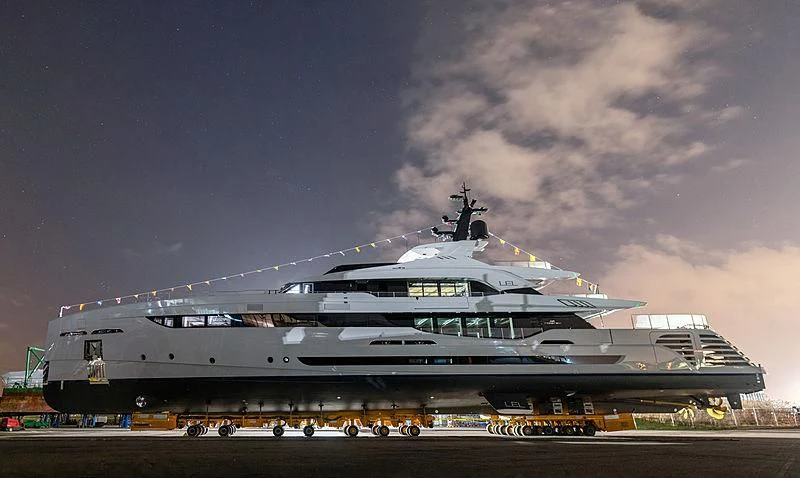 a large cruise ship aboard LEL Yacht for Sale