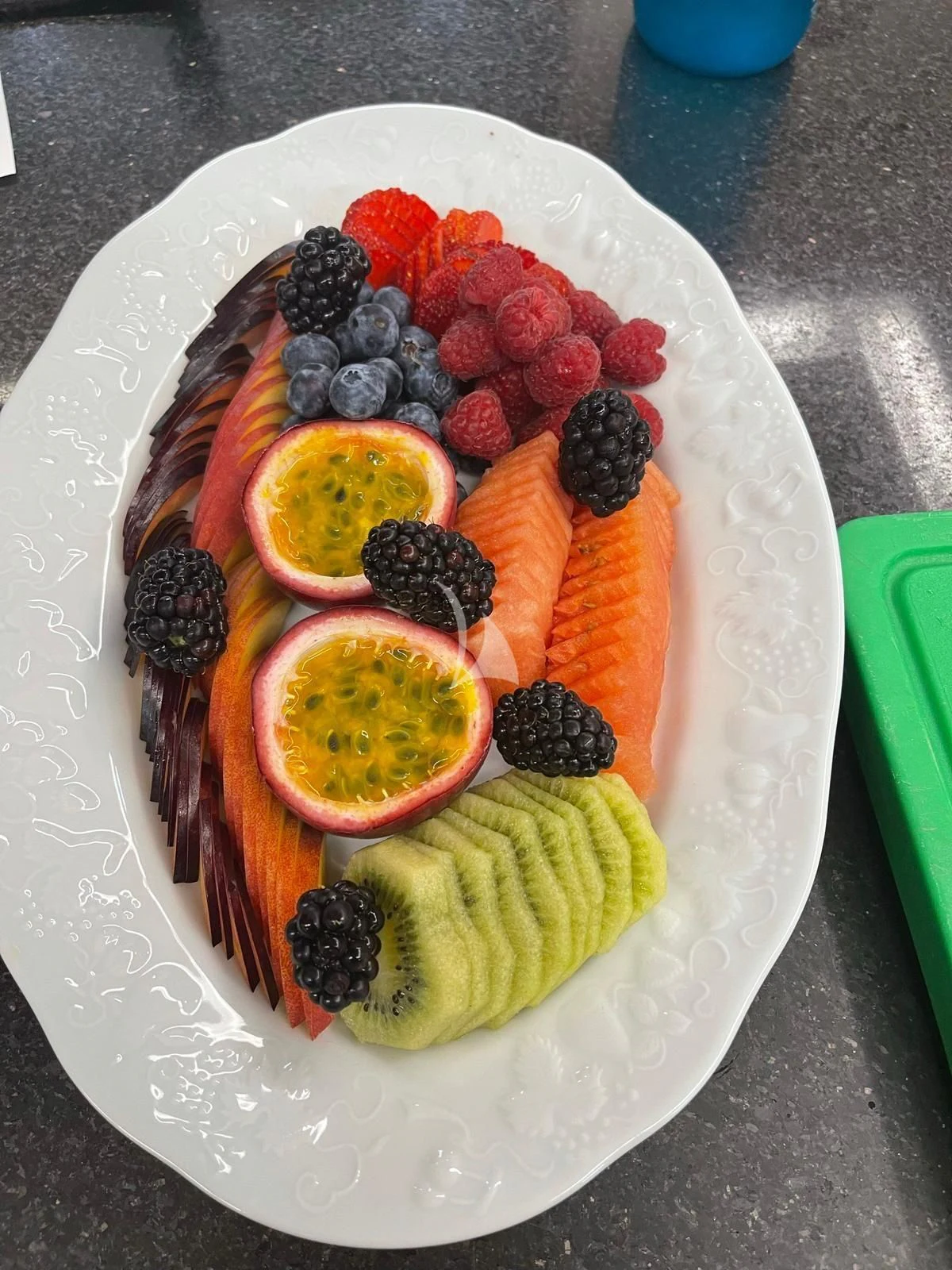 a plate of food aboard LEL Yacht for Sale